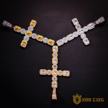 New Iced Aaa Cz Cross Pendant ZUU KING